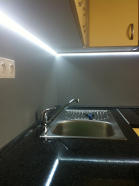 LED osvětlení kuchyně
